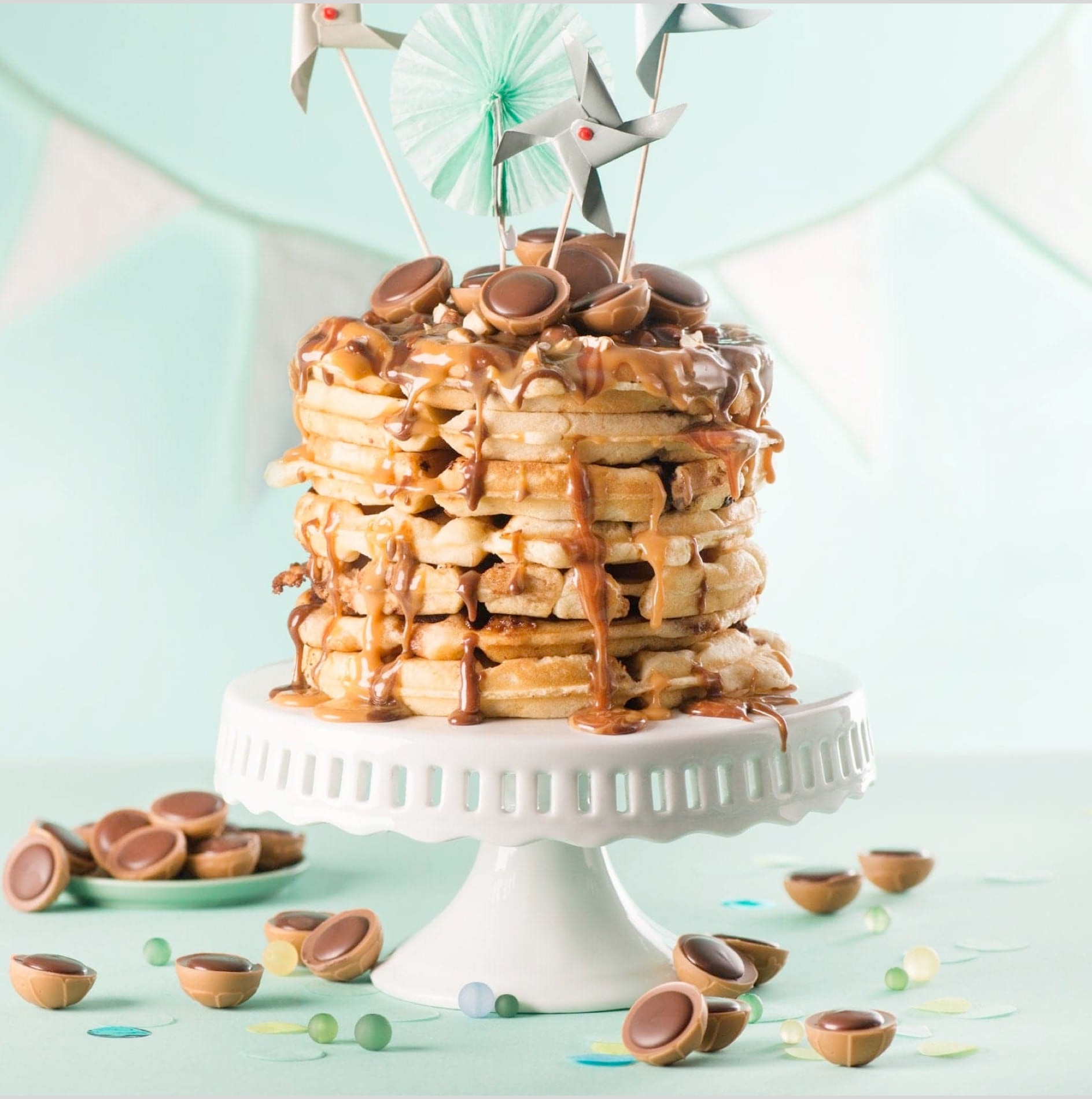 Toffifee Waffel-Turm